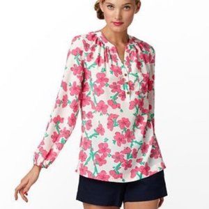 Lilly Pulitzer Alima Top in Flowers and the Trees